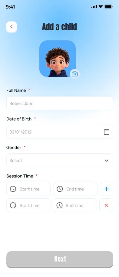 PostureGuard add child